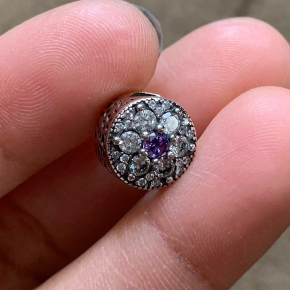 NWOT Forget Me Not Charm Sterling Silver 925 - Picture 5 of 13